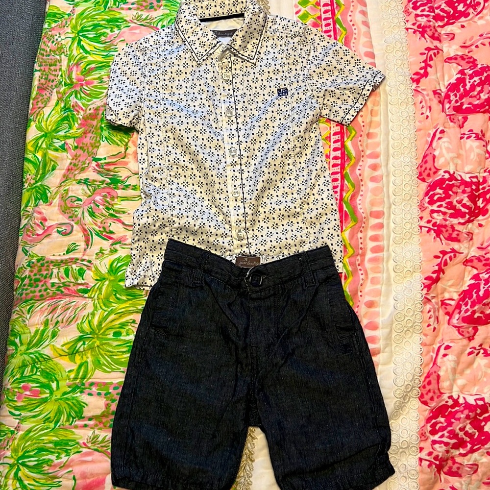 Boys Jean Bourget outfit
